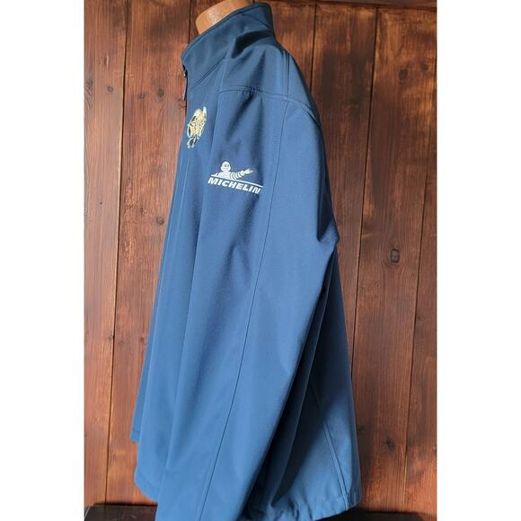 Men 4XL Michelin US9 Ardmore OK Port Authority Jacket Blue Mr. Bibb Logo Unique - Picture 11 of 14